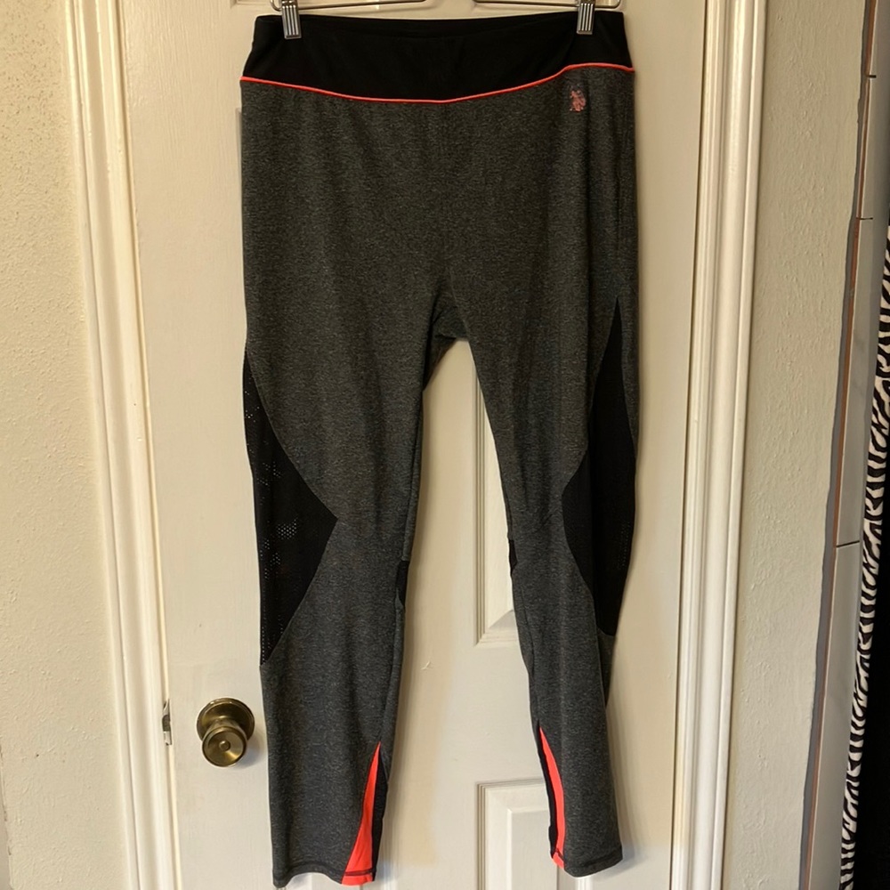 US POLO Assn. workout leggings. Sz XL